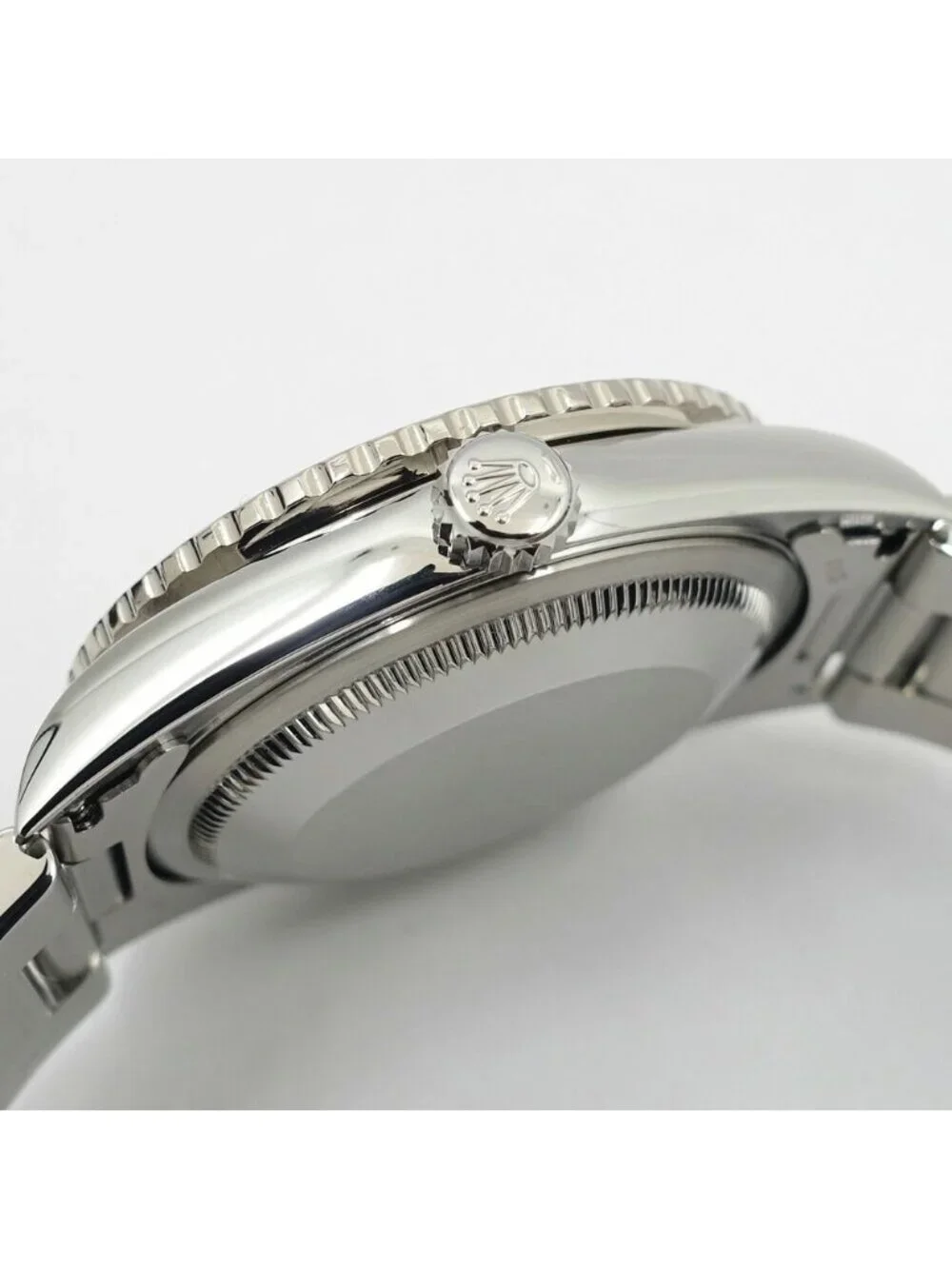 Rolex Datejust Thunderbird 36 SS 18k White Gold Dial Automatic Winding Watch